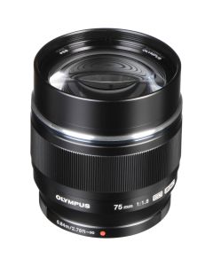 Olympus M.Zuiko Digital ED 75mm F1.8 Lens Black - Brand New