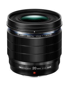 OM SYSTEM M.Zuiko Digital ED 20mm f/1.4 PRO Lens - Brand New