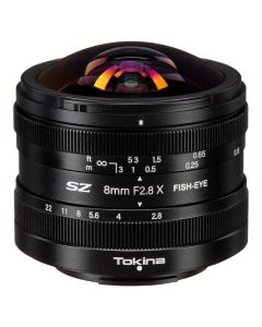 Tokina SZ 8mm f/2.8 Fisheye Lens for FUJIFILM X - Brand New