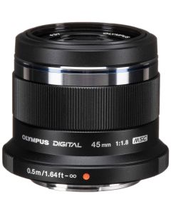 Olympus M.Zuiko Digital ED 45mm F1.8 Lens Black - Brand New