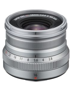 FUJIFILM FUJINON XF 16mm f/2.8 R WR Lens (Silver) - Brand New