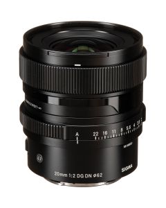 Sigma 20mm f/2 DG DN Contemporary Lens for Sony E - Brand New