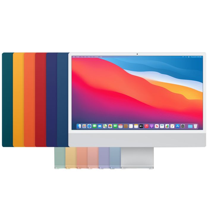 Apple iMac 2021 (M1, 8GB RAM, 256GB, 7 Core GPU, Pink Red, 24inc